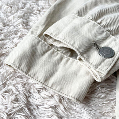 プラージュ 美品 plage コーデュロイ シャツワンピース 38 アイボリー