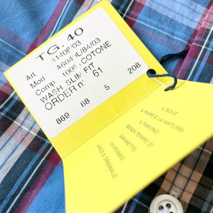 ジャンネット 新品タグ付 ホリゾンタルカラーシャツ 15 3/4 40