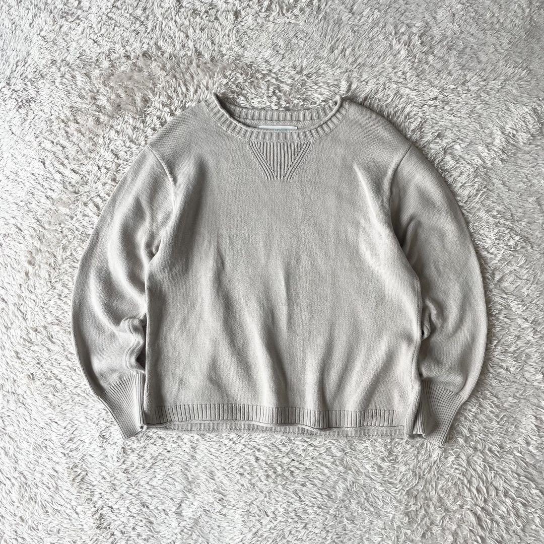 エムエイチエル 美品 MHL ロールネックコットンニット 2 ベージュ