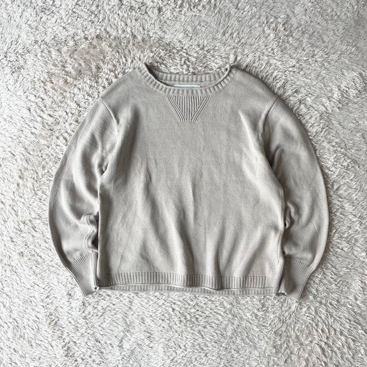 エムエイチエル 美品 MHL ロールネックコットンニット 2 ベージュ