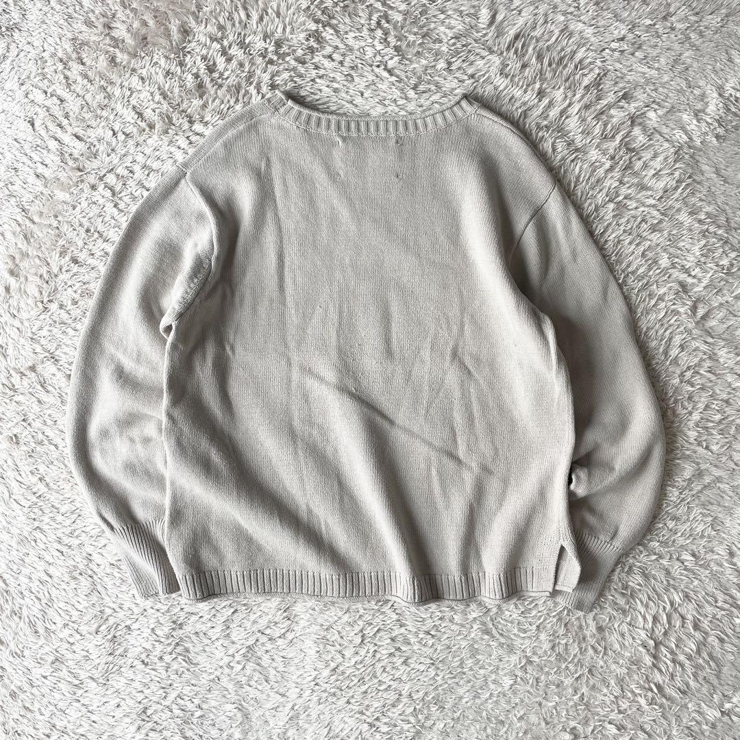 エムエイチエル 美品 MHL ロールネックコットンニット 2 ベージュ