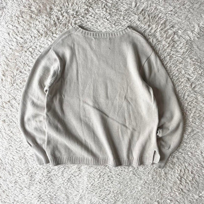 エムエイチエル 美品 MHL ロールネックコットンニット 2 ベージュ