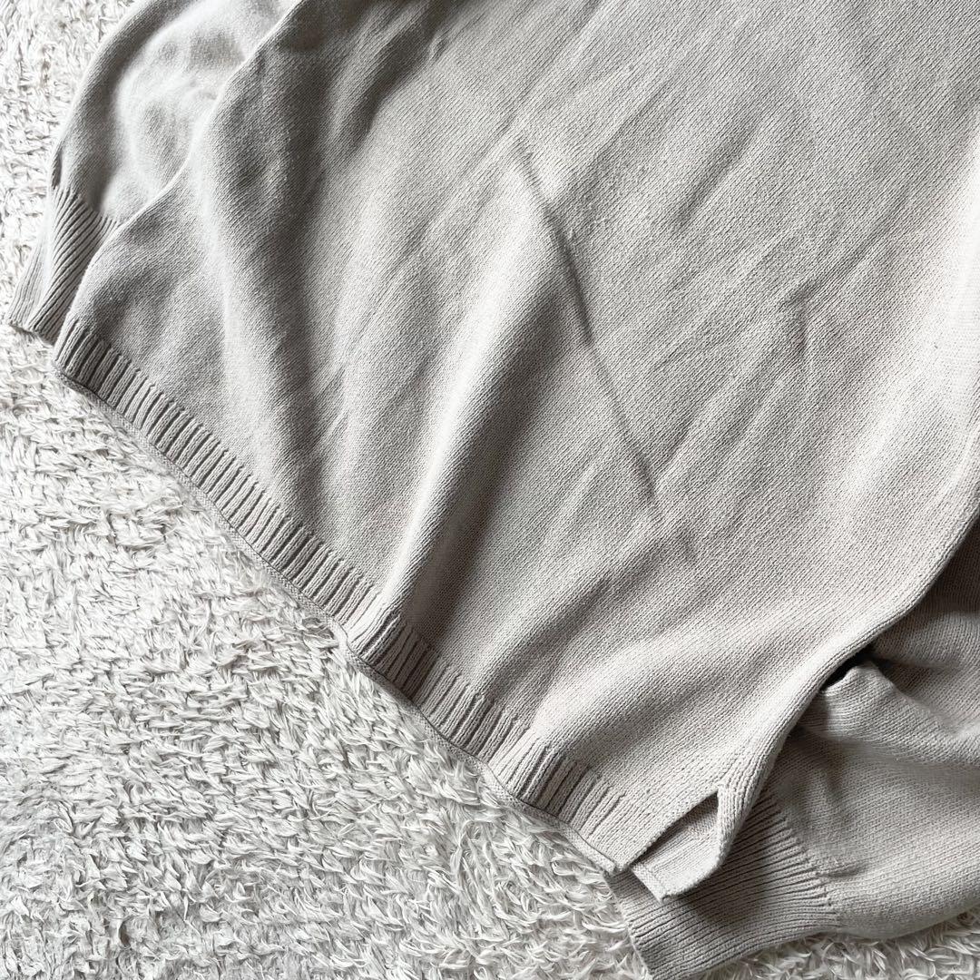 エムエイチエル 美品 MHL ロールネックコットンニット 2 ベージュ