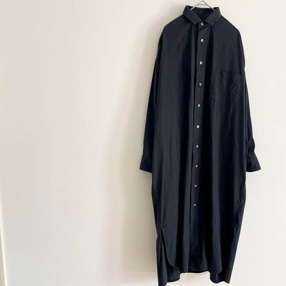 ティッカ 美品 TICCA スクエアビッグ ロングシャツワンピース