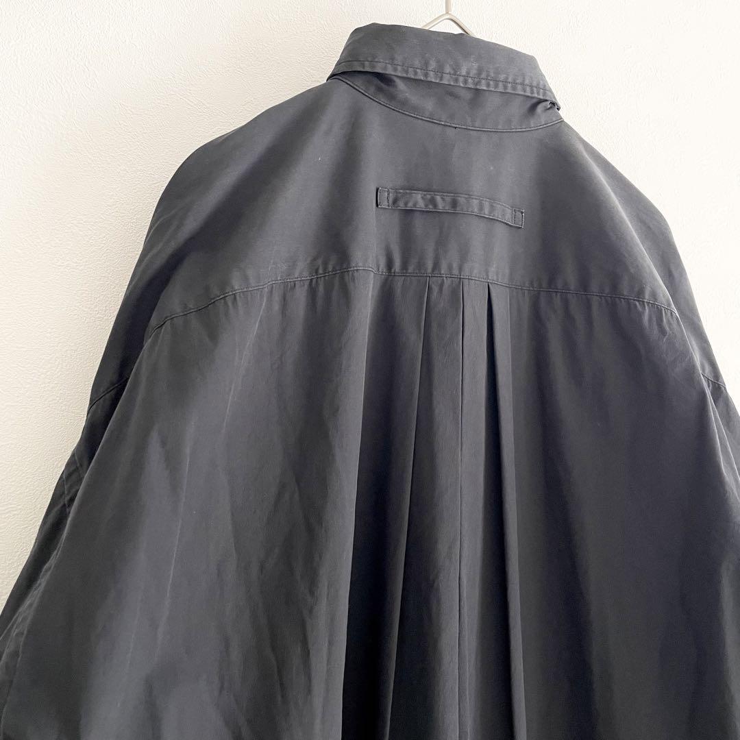 ティッカ 美品 TICCA スクエアビッグ ロングシャツワンピース