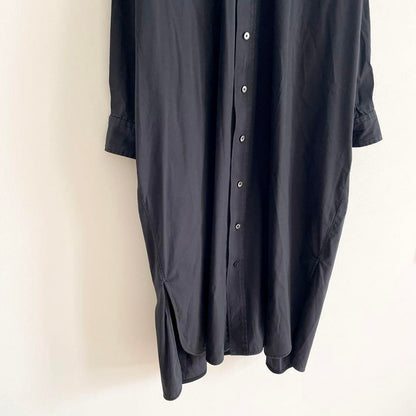 ティッカ 美品 TICCA スクエアビッグ ロングシャツワンピース