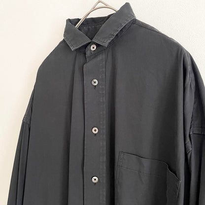 ティッカ 美品 TICCA スクエアビッグ ロングシャツワンピース