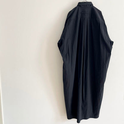 ティッカ 美品 TICCA スクエアビッグ ロングシャツワンピース