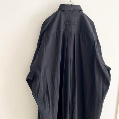 ティッカ 美品 TICCA スクエアビッグ ロングシャツワンピース