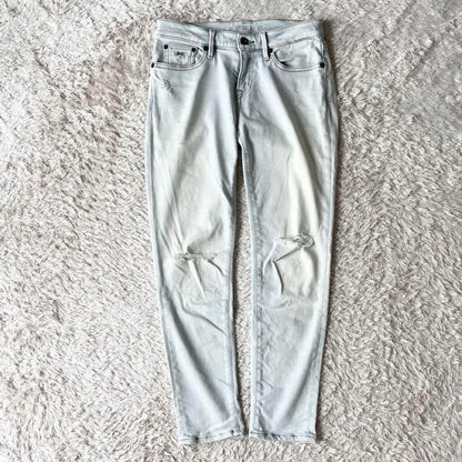 デンハム 美品 SHARP SKINNY FIT デニム W27 ダメージ加工