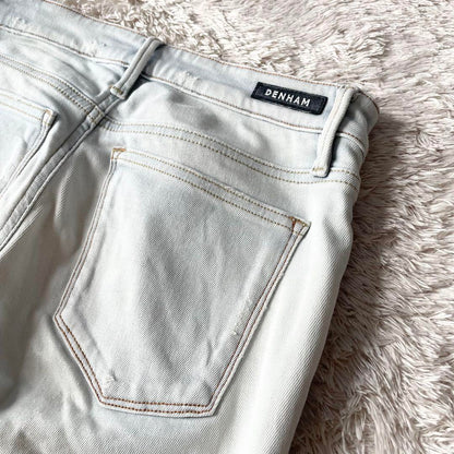 デンハム 美品 SHARP SKINNY FIT デニム W27 ダメージ加工