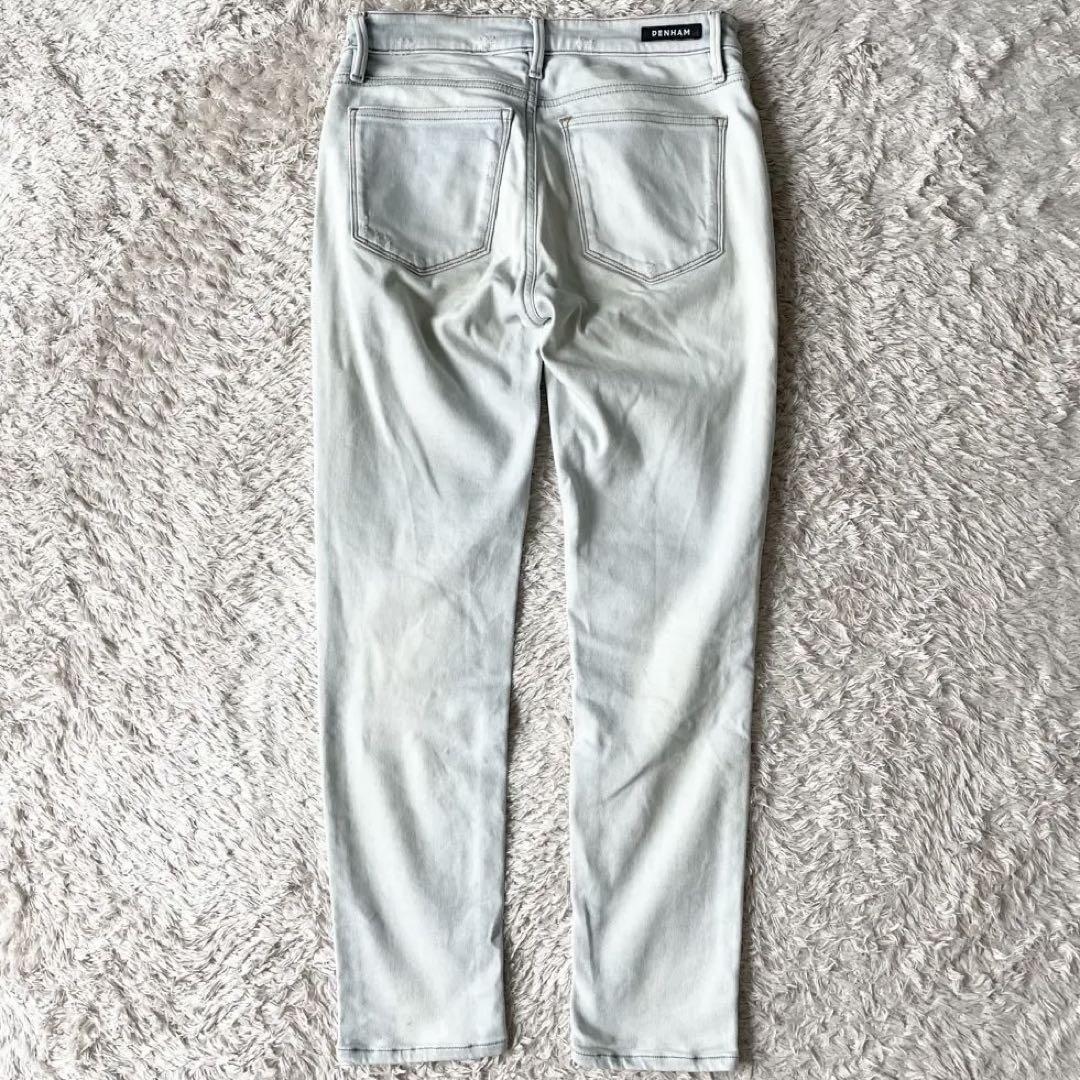 デンハム 美品 SHARP SKINNY FIT デニム W27 ダメージ加工