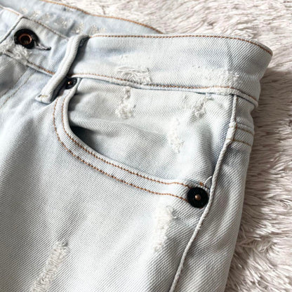 デンハム 美品 SHARP SKINNY FIT デニム W27 ダメージ加工