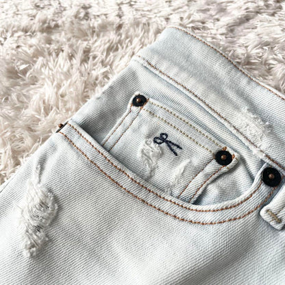 デンハム 美品 SHARP SKINNY FIT デニム W27 ダメージ加工