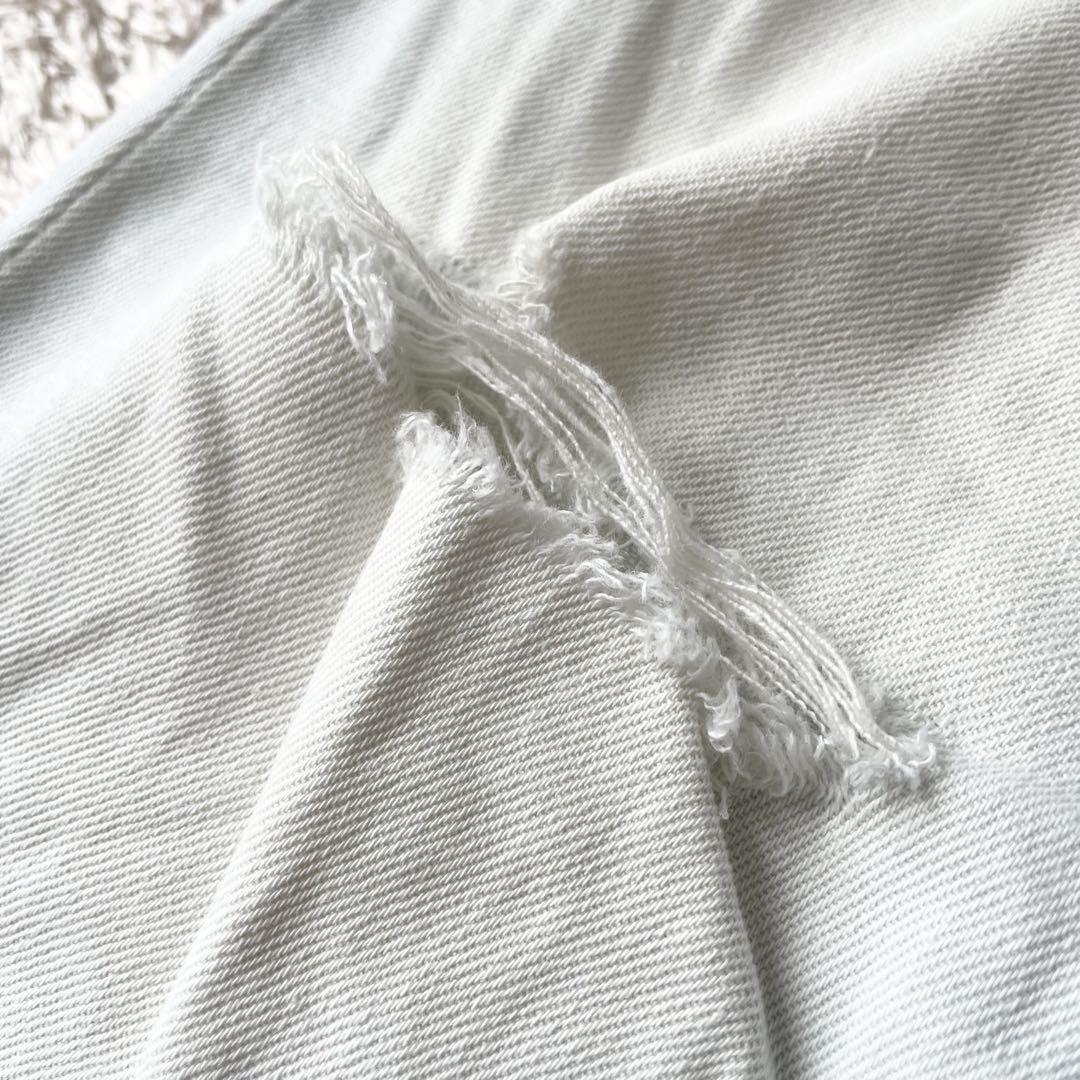 デンハム 美品 SHARP SKINNY FIT デニム W27 ダメージ加工