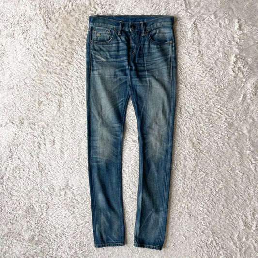 美品 RRL stretch skinny selvedge denim 25