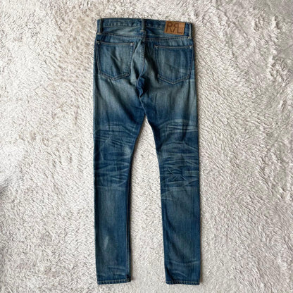 美品 RRL stretch skinny selvedge denim 25