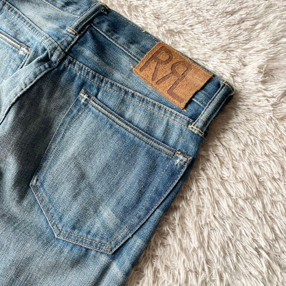 美品 RRL stretch skinny selvedge denim 25