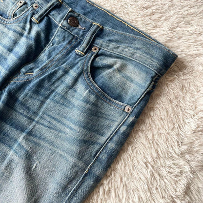 美品 RRL stretch skinny selvedge denim 25